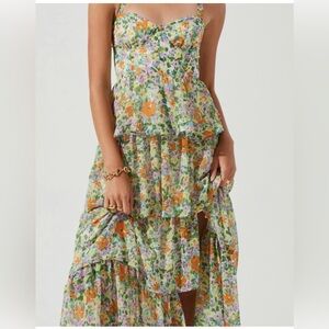 ASTR floral maxi dress